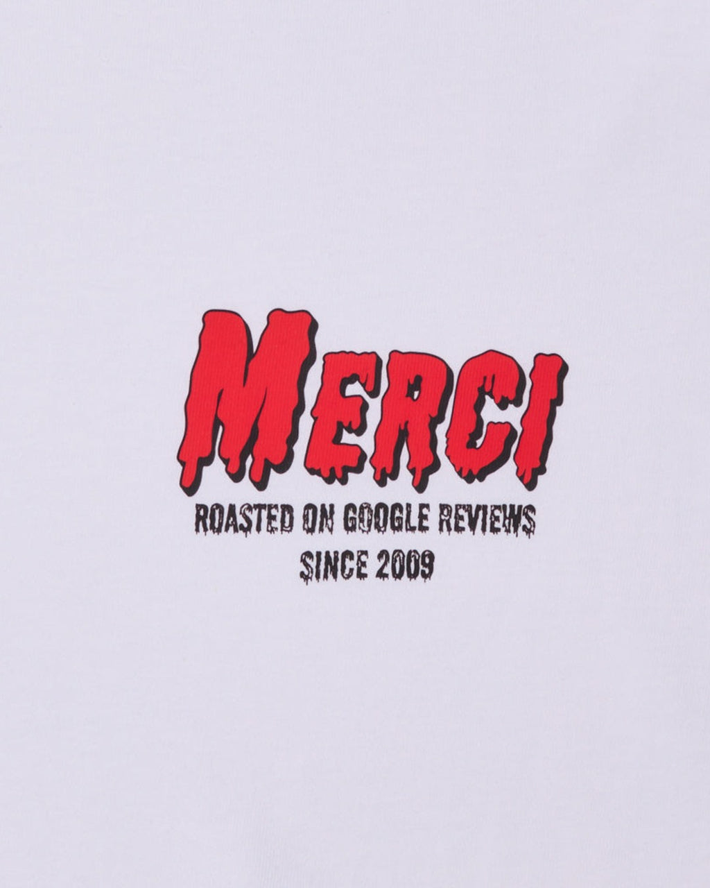 Merci - Roasted Long-Sleeve T-Shirt - White