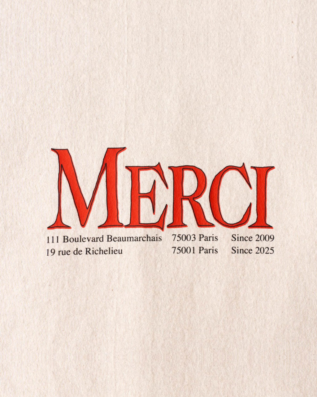 Merci - T-Shirt Mc Merci - Ecru