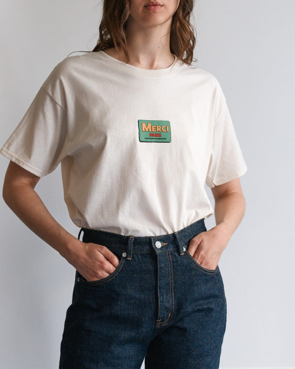 Merci - MC Conserve T-shirt - Ecru