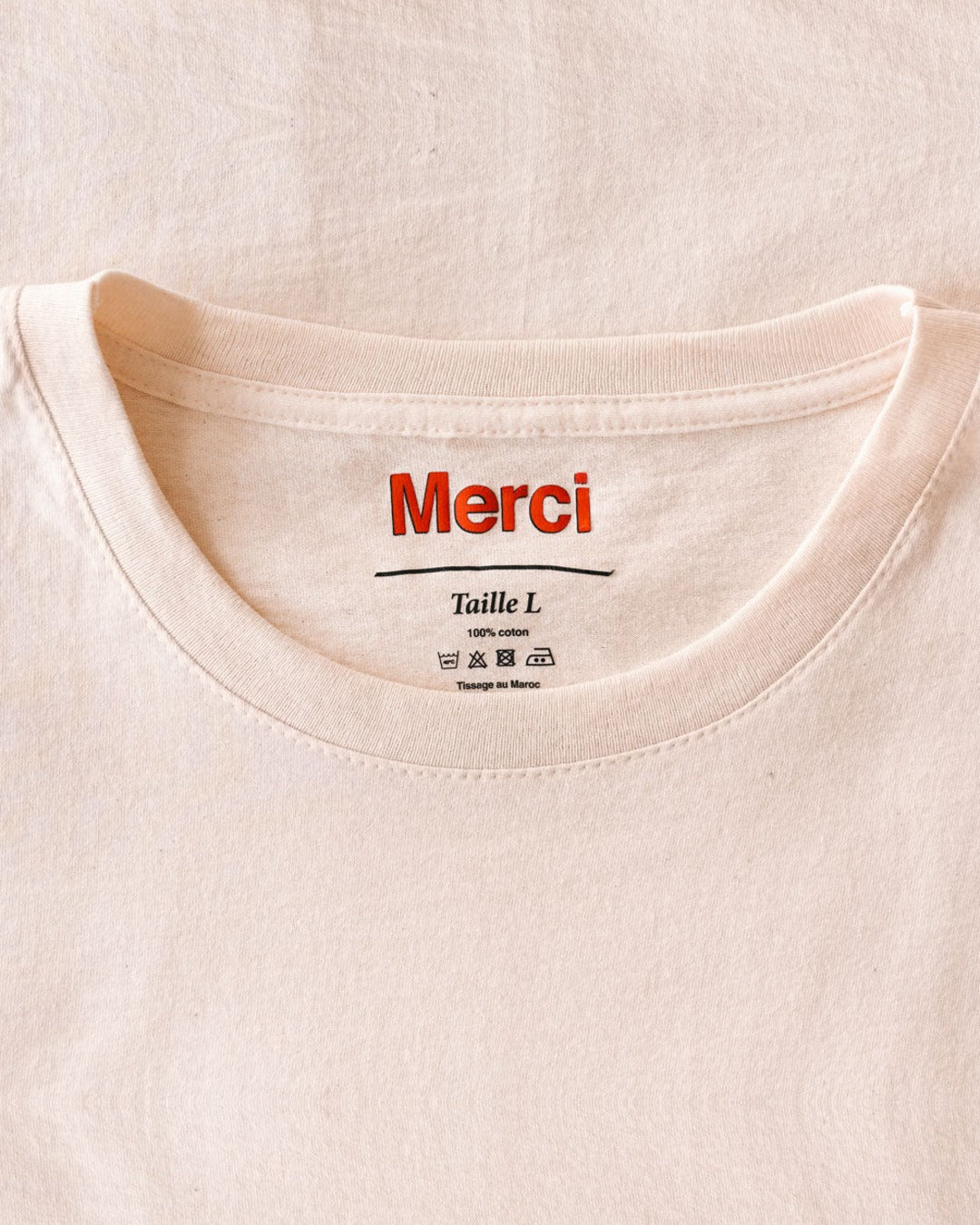 Merci - MC Conserve T-shirt - Ecru