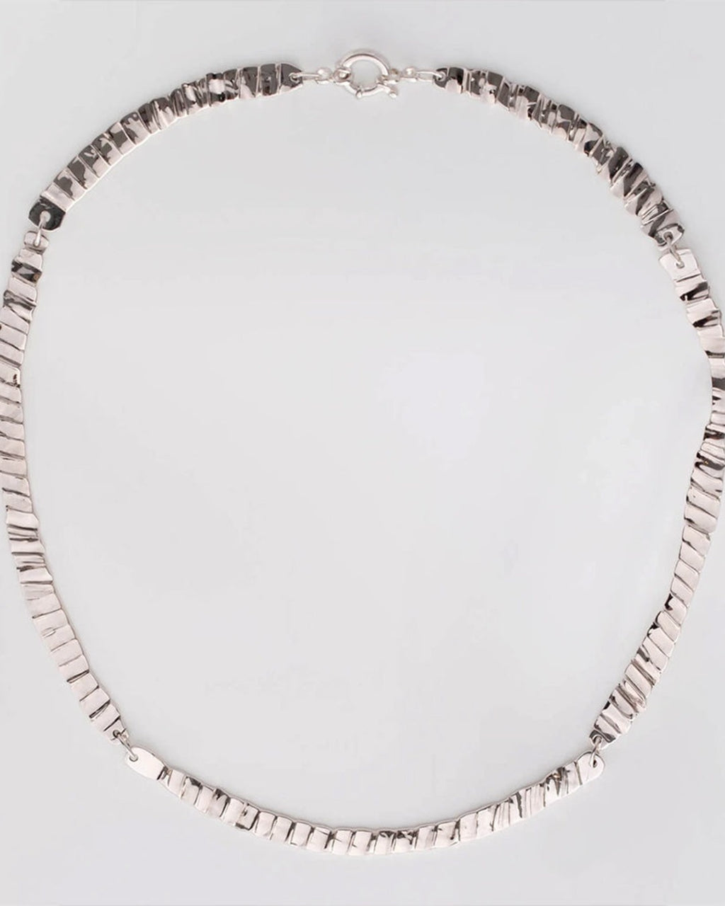 Tweek Eek - Gray Flex Necklace - Silver