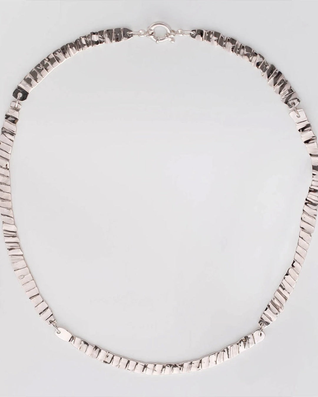 Tweek Eek - Gray Flex Necklace - Silver