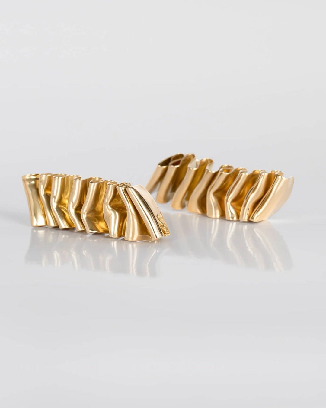 Tweek Eek - Boucles D'Oreilles Mirr Wave - Or
