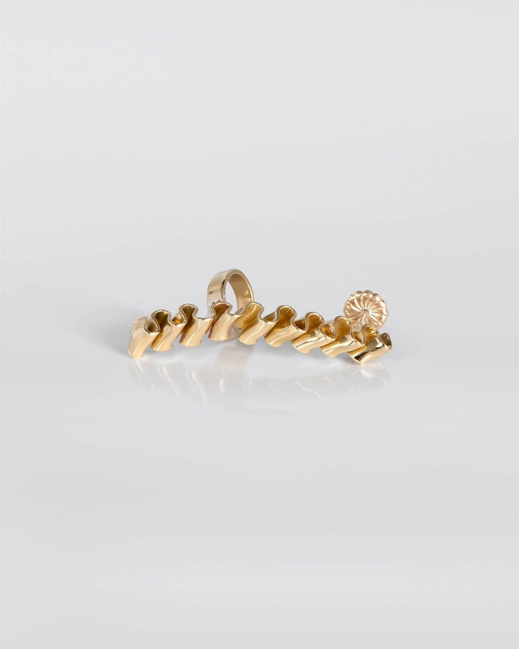 Tweek Eek - Boucles D'Oreilles Mirr Wave Earcuff - Or