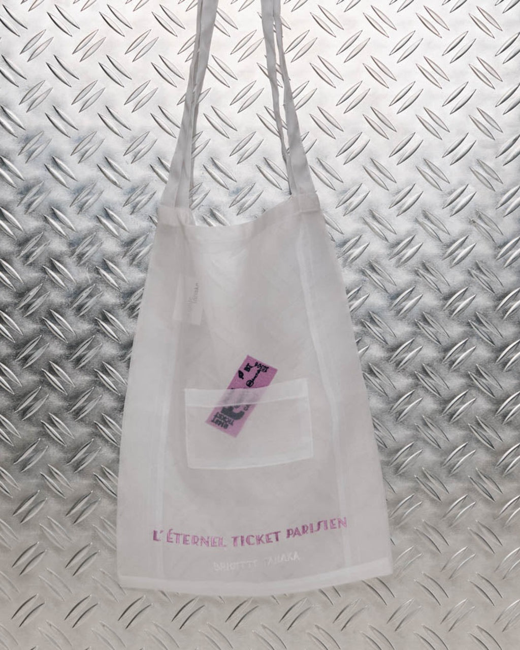 Brigitte Tanaka - Organza Bag - Paris Metro Ticket