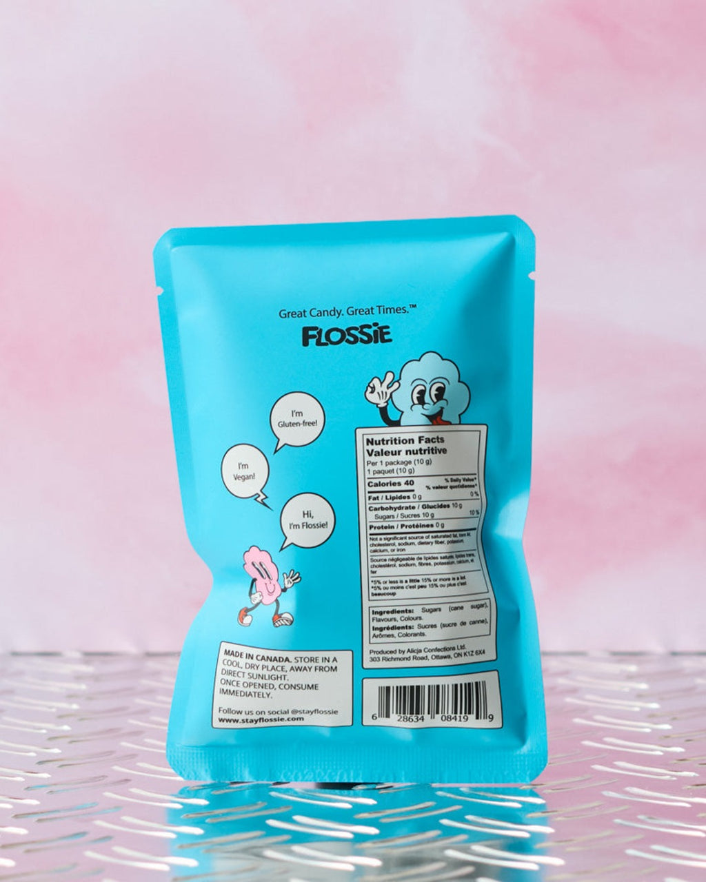 Flossie - Barbe À Papa Framboise Bleue