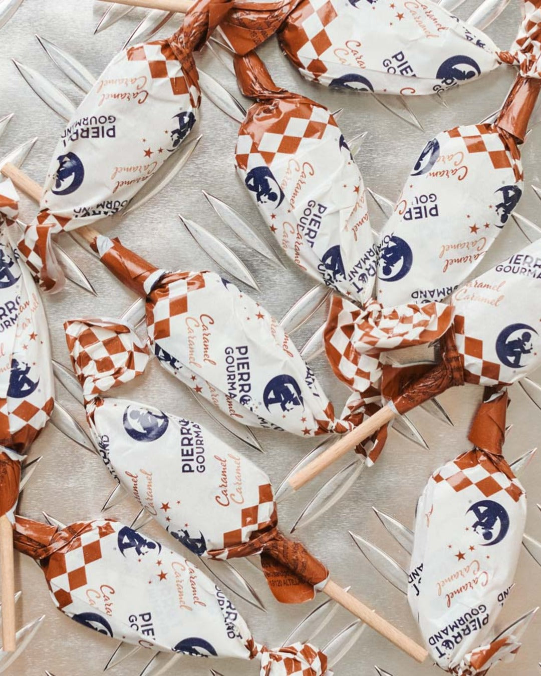 Pierrot Gourmand - Boite De 10 Sucettes - Caramel