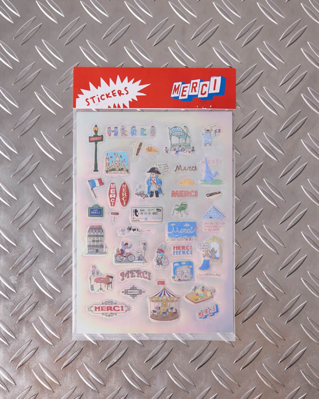 Merci x Shia Mcshia - Stickers Souvenir De Paris