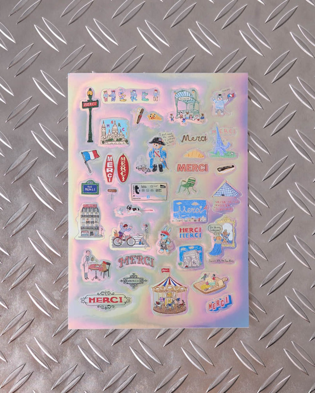 Merci x Shia Mcshia - Stickers Souvenir De Paris