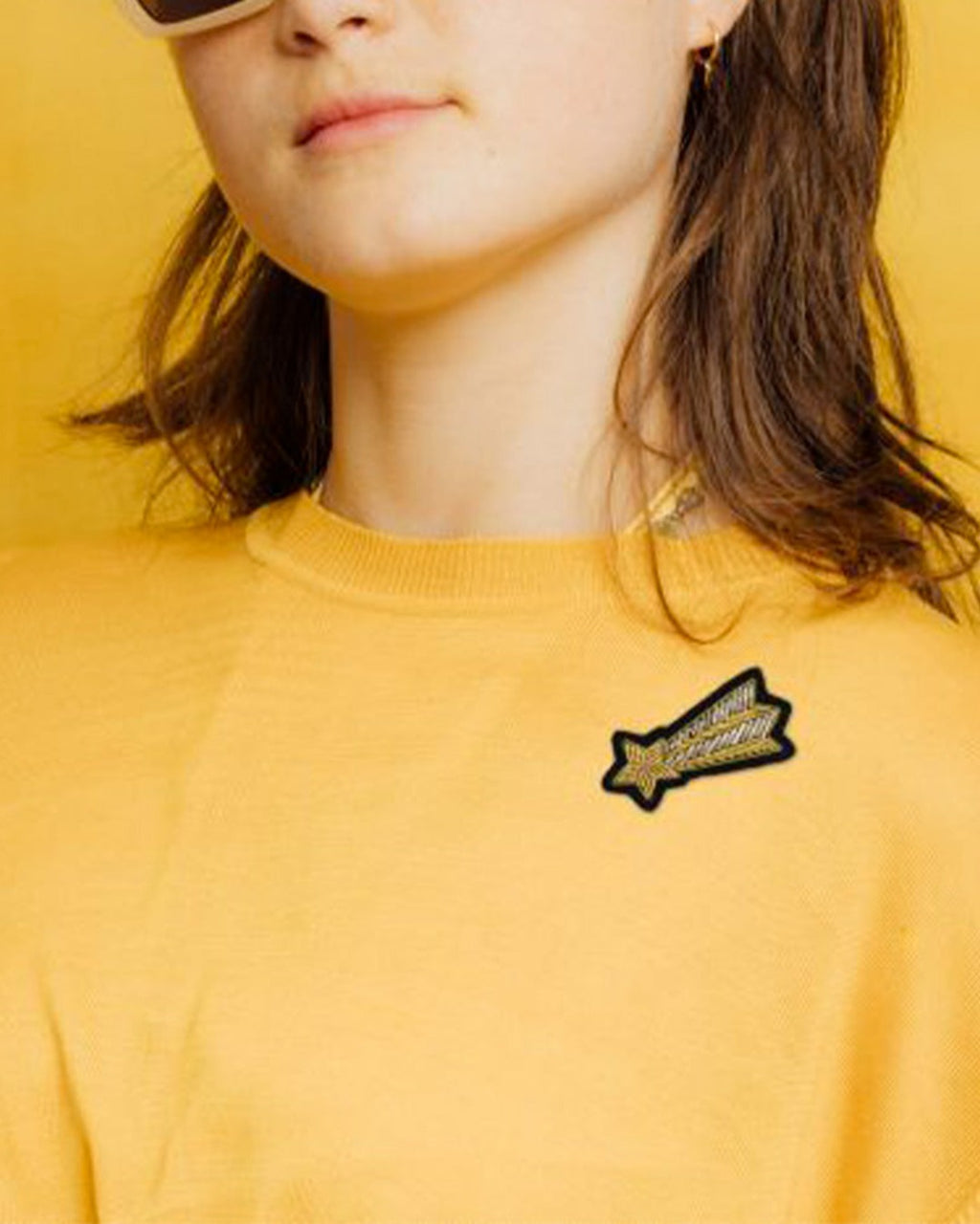 Macon & Lesquoy - Brooch - Gold Shooting Star