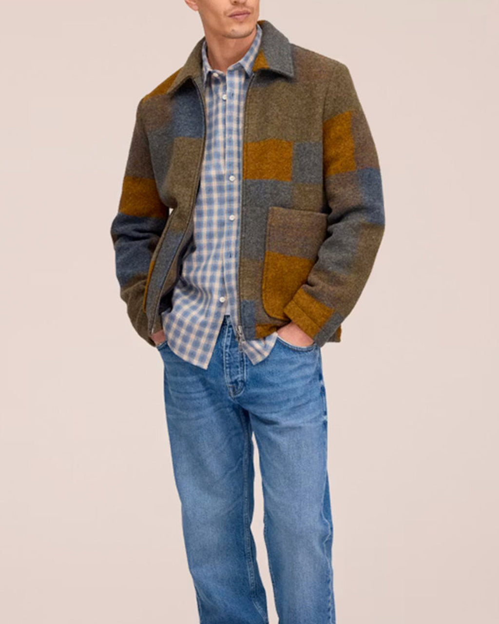 Nn07 - Gael Jacket - Brown Check