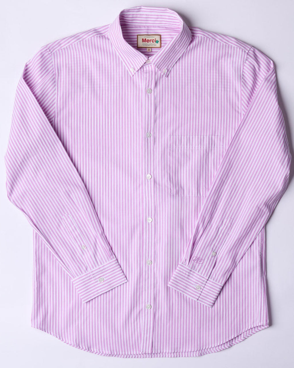Merci - Sacha Rayé Shirt - Mauve