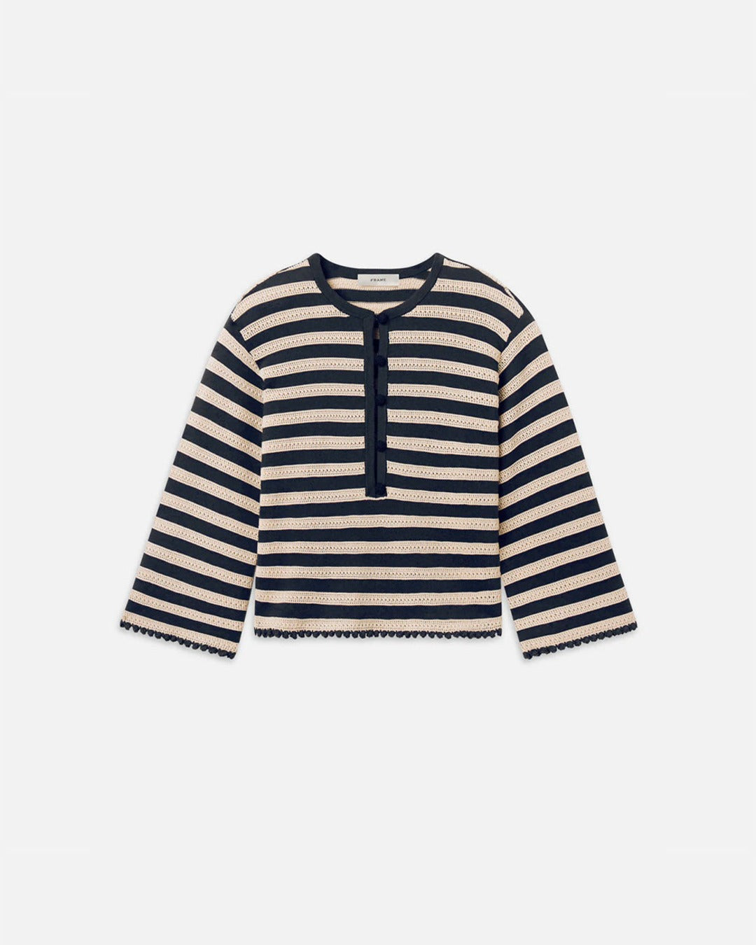 Frame - Pull Captain - Crème & Marine