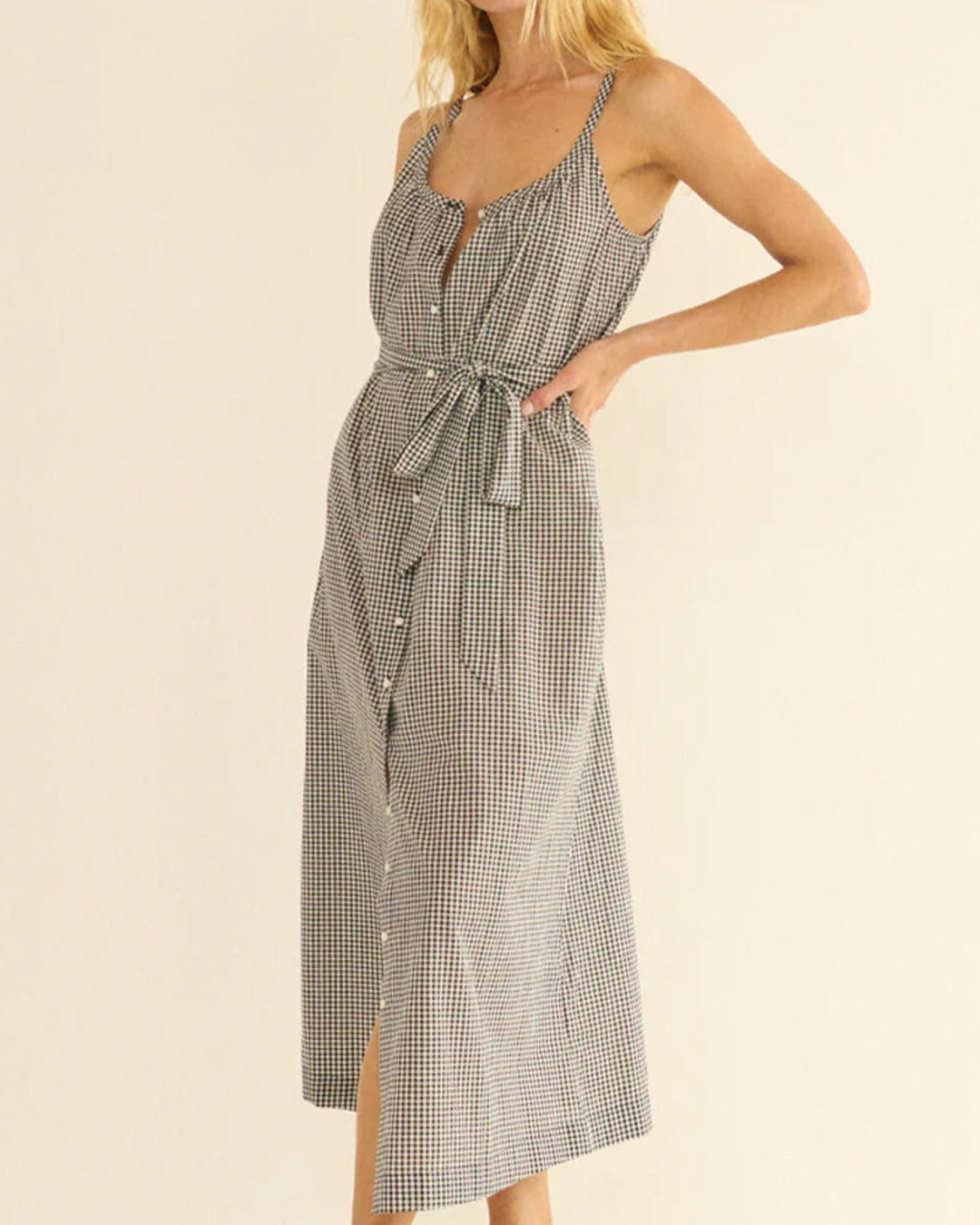 Dôen - Nevita Dress - Black Gingham