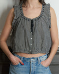 Dôen - Top Traveler - Black Gingham