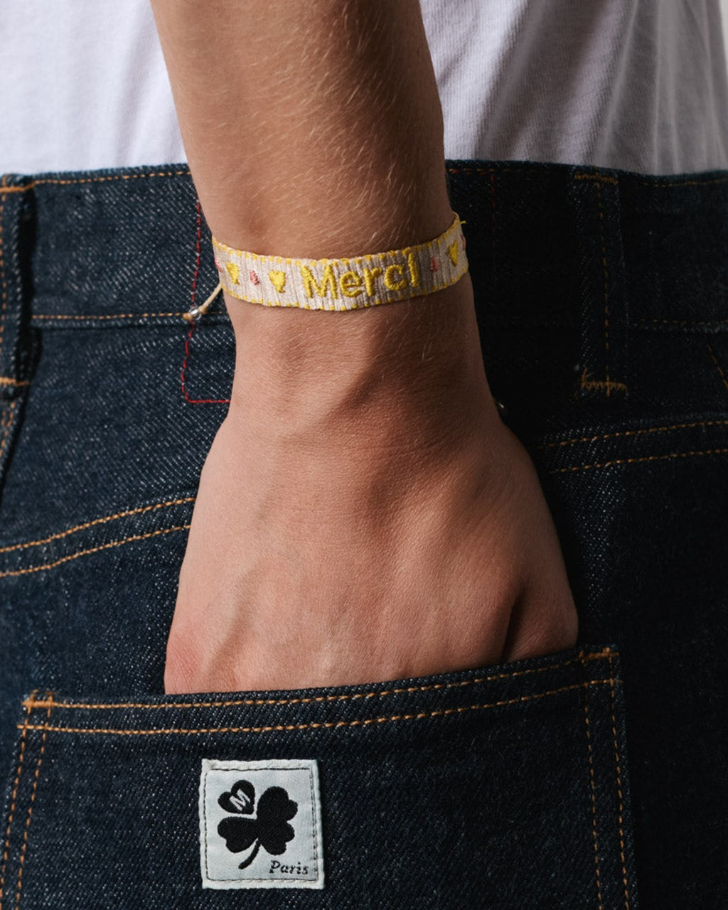 Merci x Guanabana - Guanabana x Merci - Heart Bracelet - Yellow