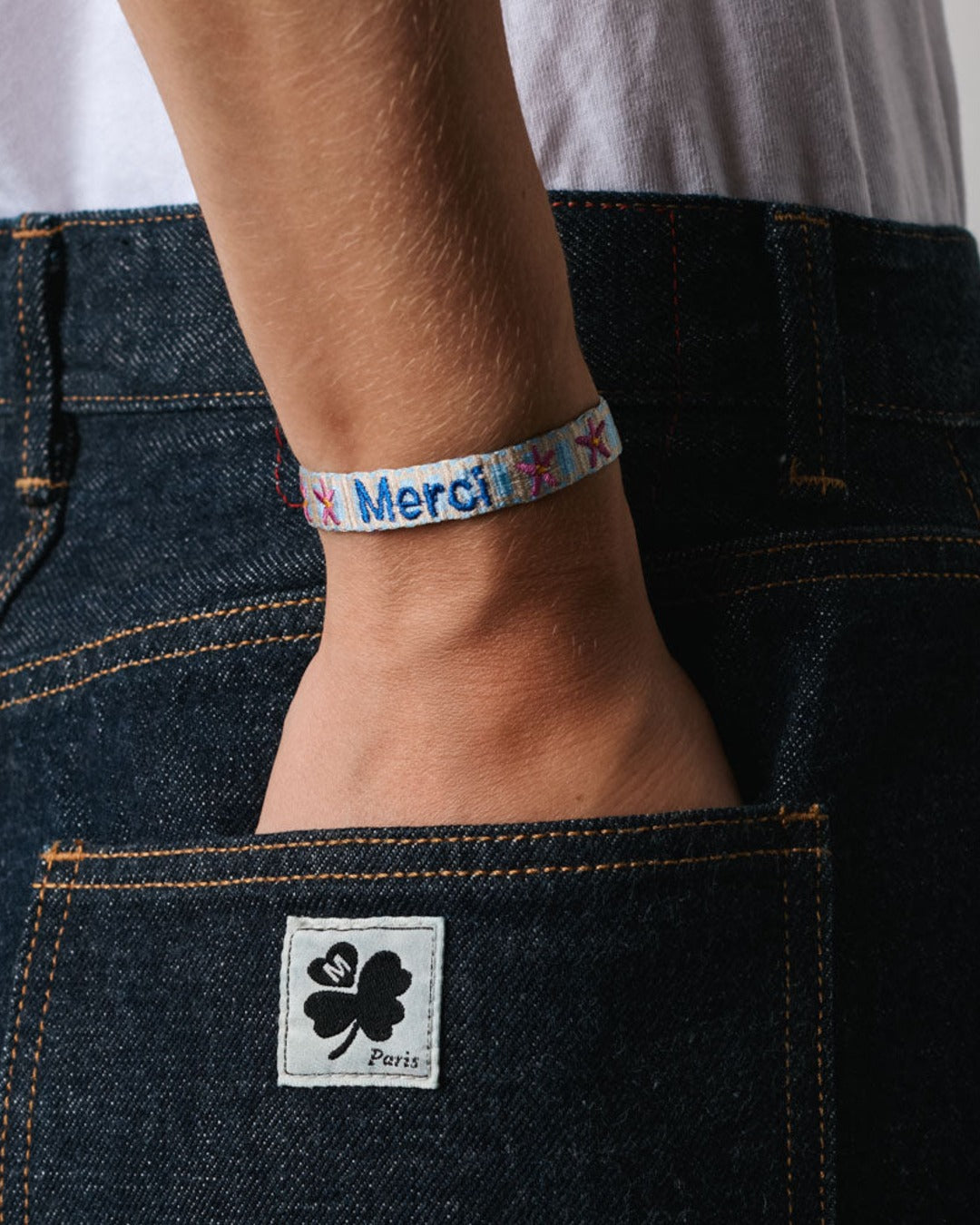 Merci x Guanabana - Bracelet Etoiles - Mauve