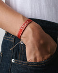 Merci x Guanabana - Bracelet Rayures - Rouge