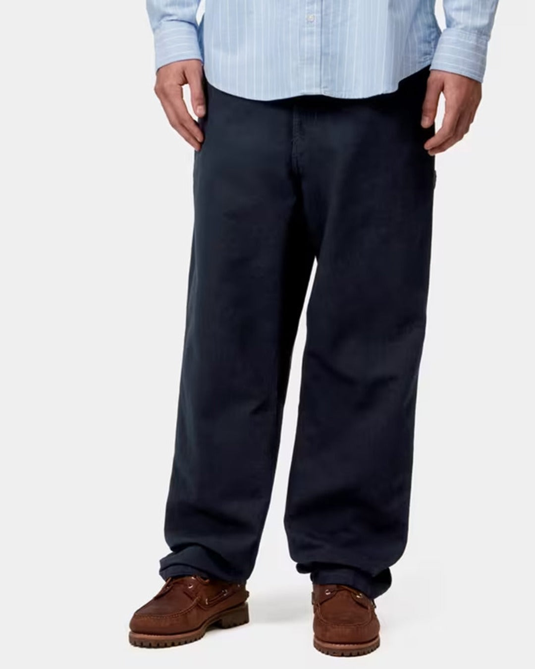 Carhartt Wip - Pantalon Single Knee - Marine Foncé
