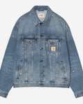 Carhartt Wip - Veste Helston Denim - Blue Destroy Wash