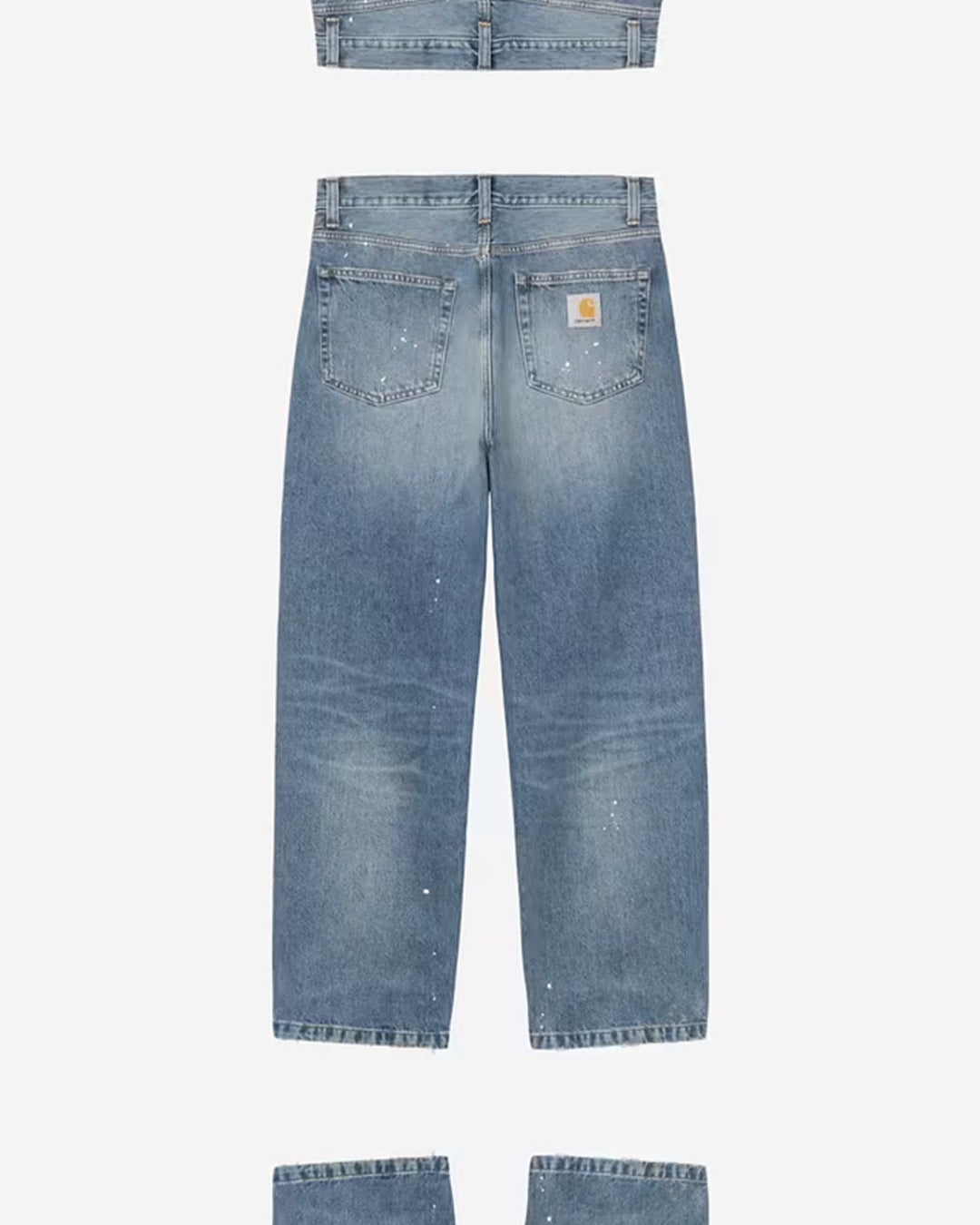 Carhartt Wip - Landon Jeans - Blue Destroy Wash