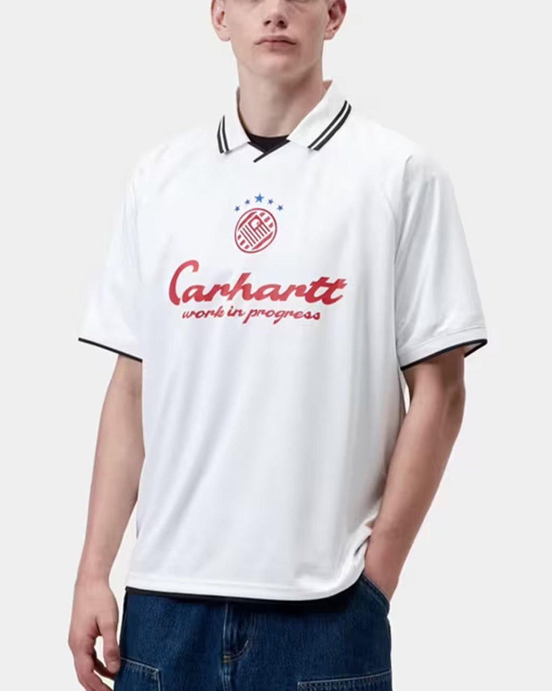 Carhartt Wip - T-Shirt Ss Terrace Football - Blanc