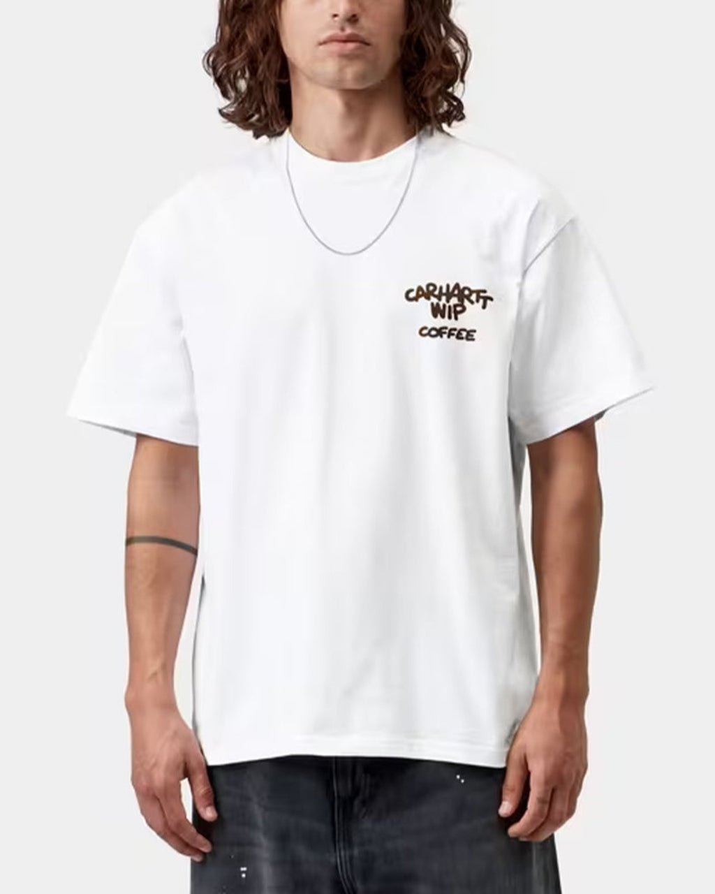 Carhartt Wip - T-Shirt Ss Coffee Break - Blanc