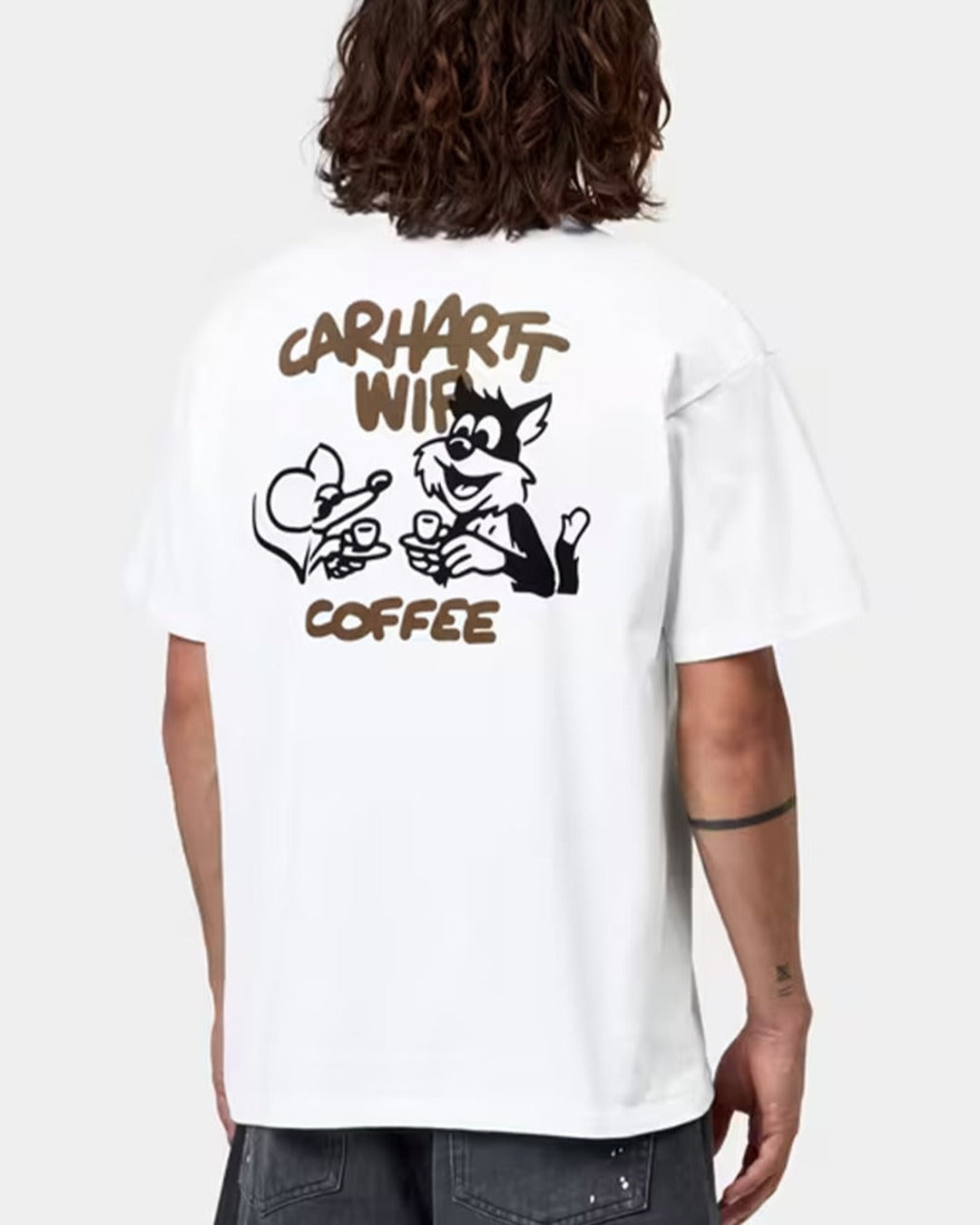 Carhartt Wip - T-Shirt Ss Coffee Break - Blanc