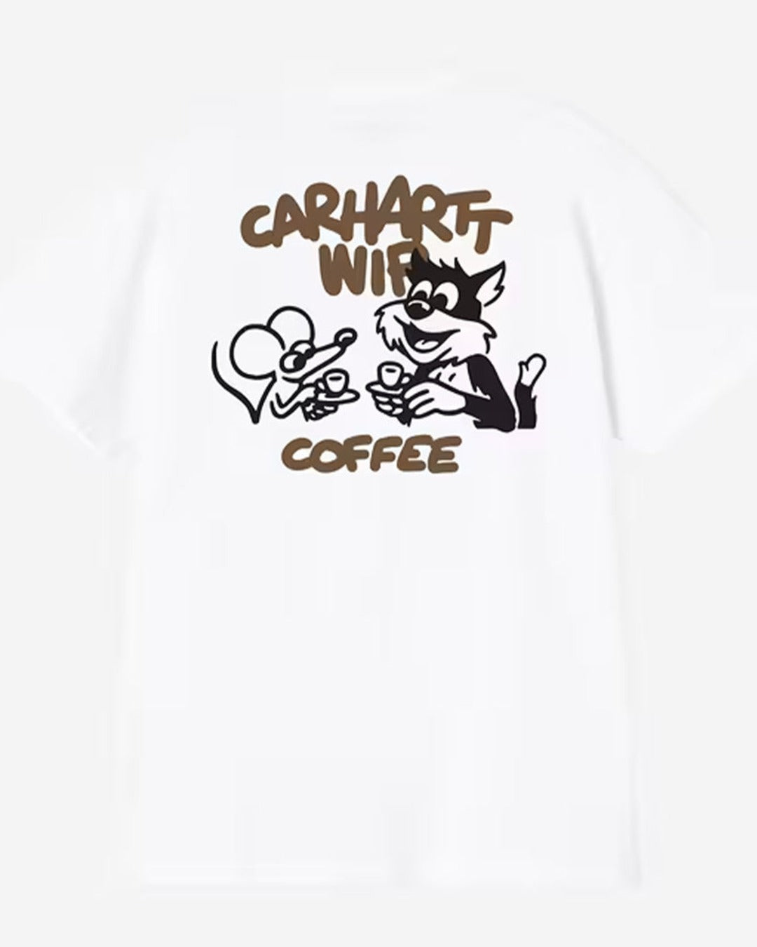 Carhartt Wip - T-Shirt Ss Coffee Break - Blanc