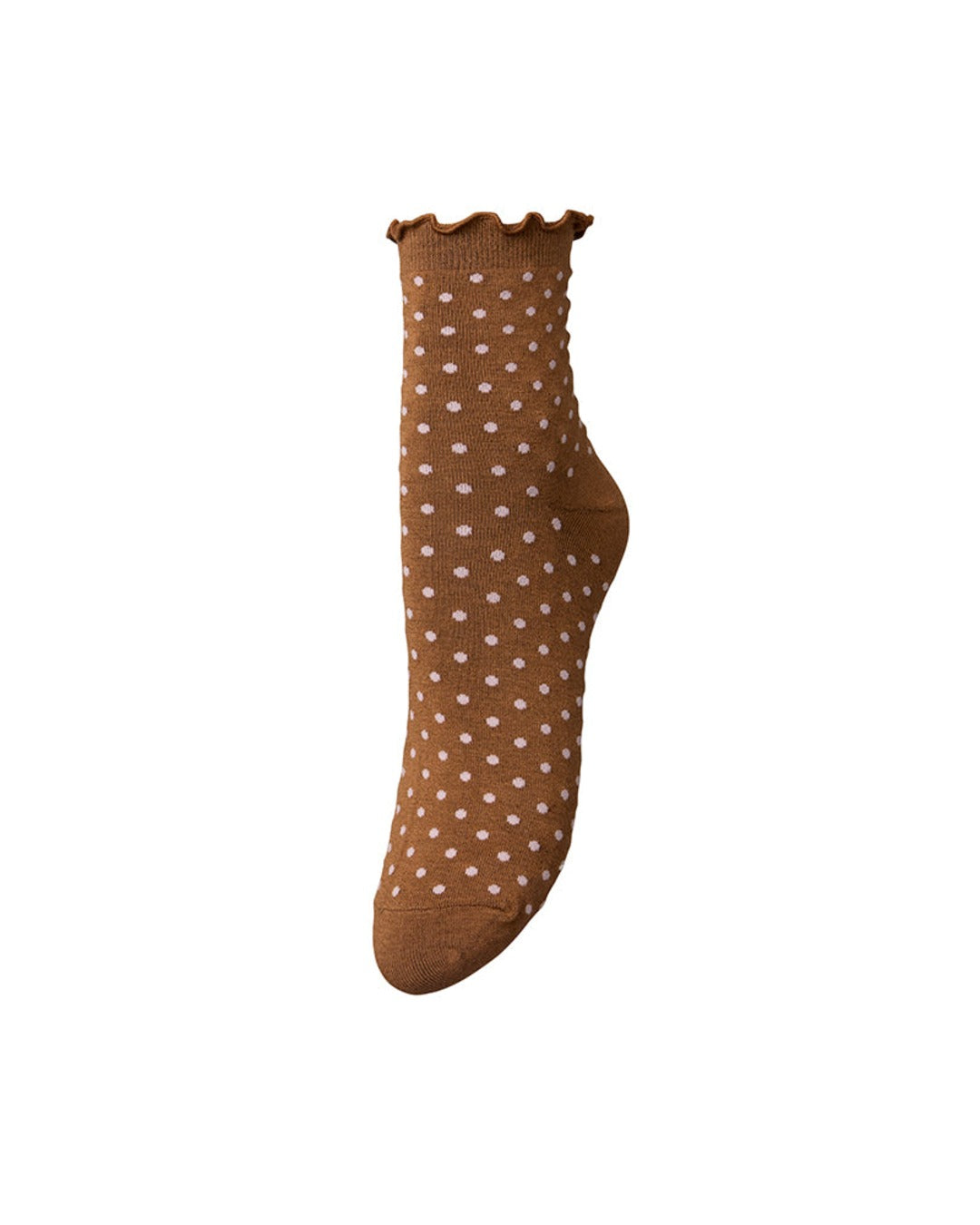 Beck Sondergaard - Chaussettes À Pois - Marron Mocha