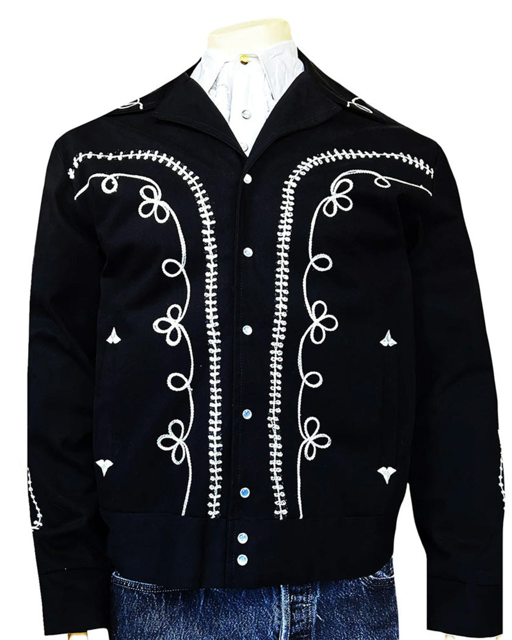 Rockmount - Western Bolero Jacket - Black & White