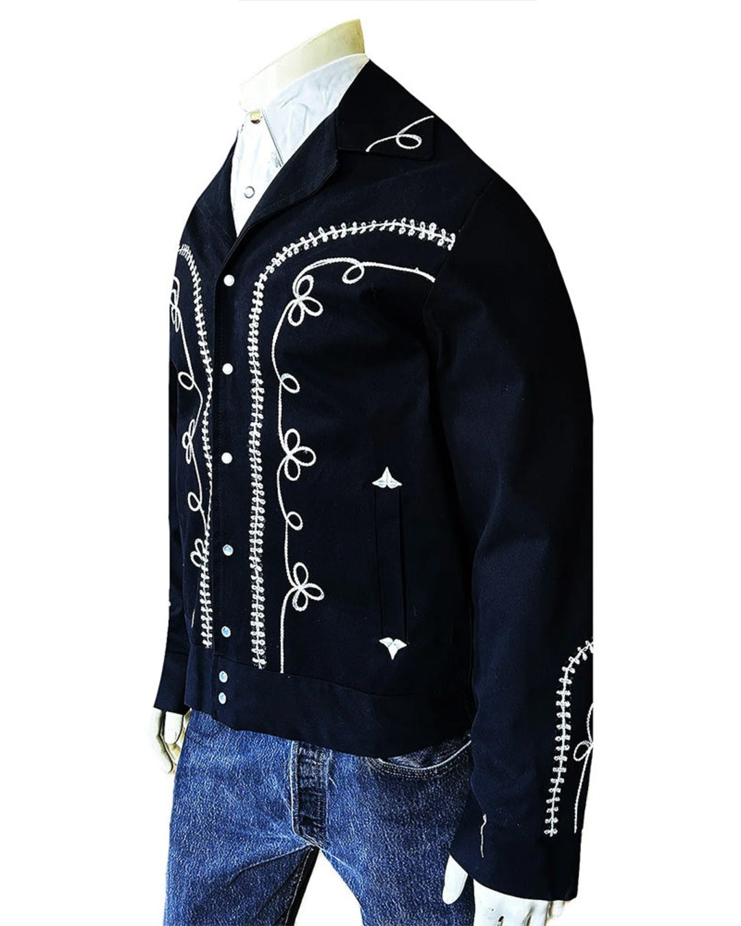 Rockmount - Western Bolero Jacket - Black & White