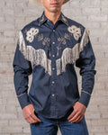 Rockmount - Chemise Fringe Western - Marine