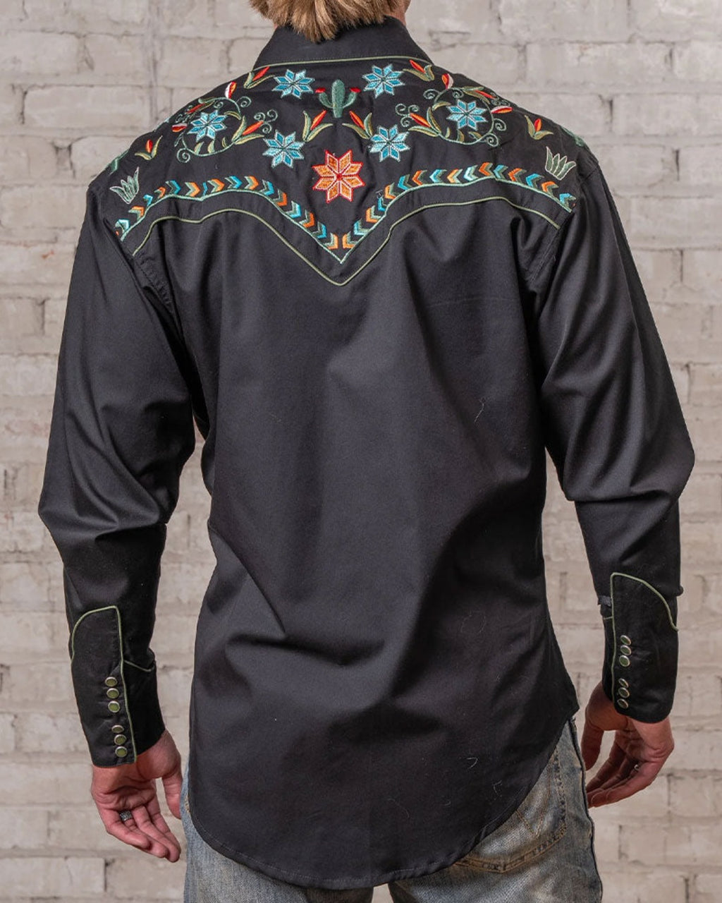 Rockmount - Agave Cactus Western Shirt - Black
