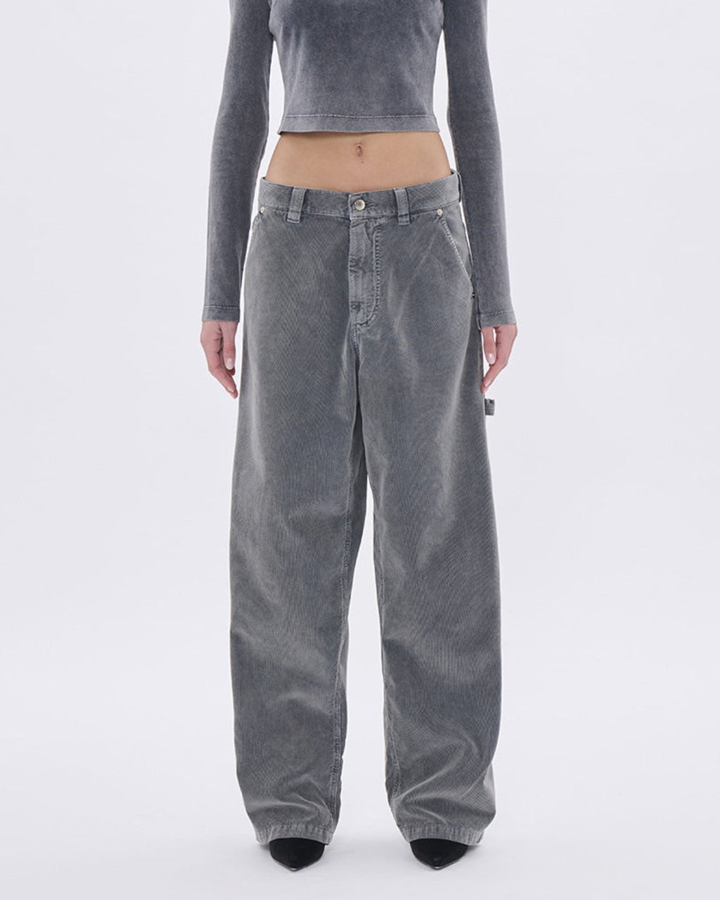 Haikure - Jeans Sibilla Velvet Pier - Gris