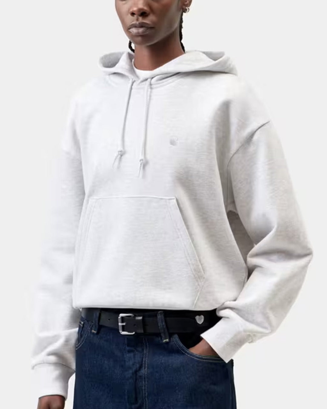 Carhartt Wip - Hoodie Casey - Ash Heather & Silver