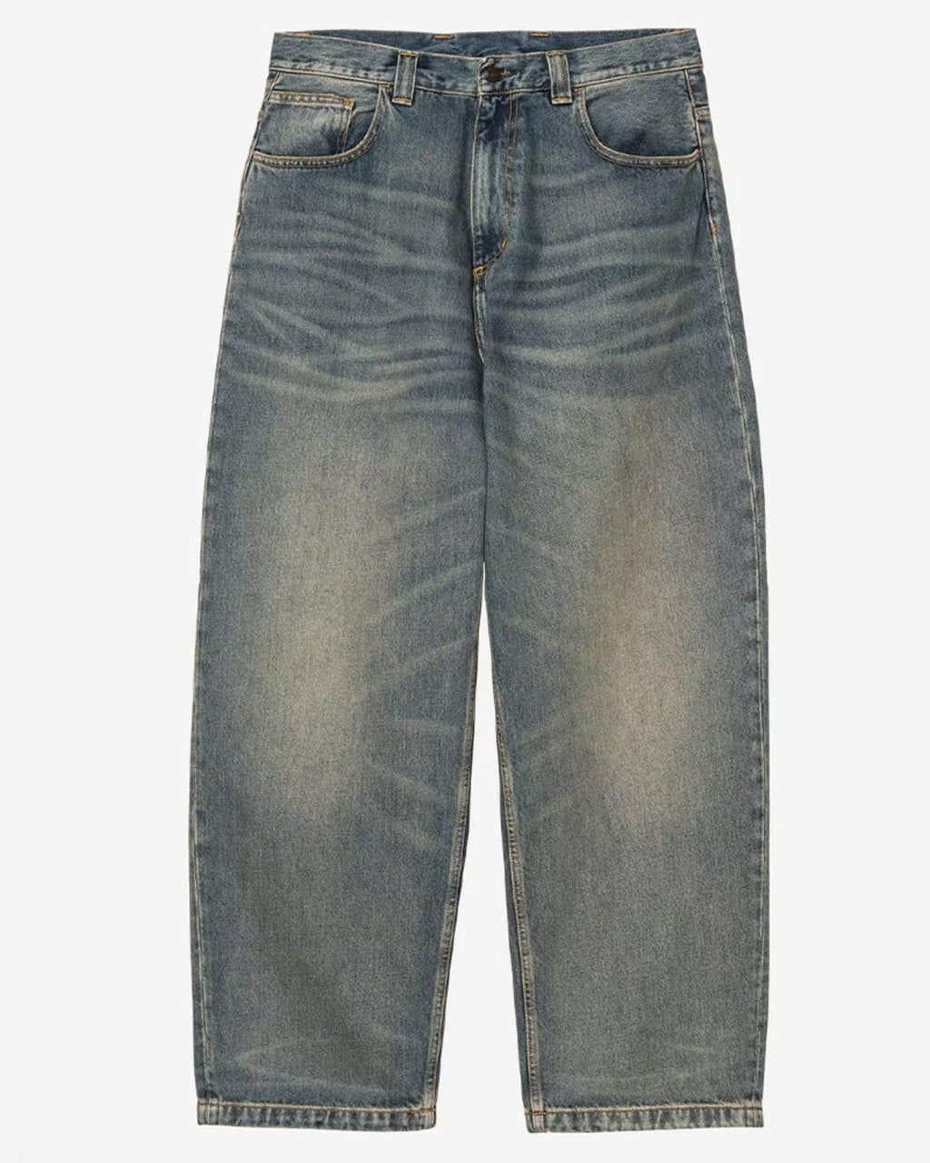 Carhartt Wip - Brandon W Jeans - Blue Worn Used Wash