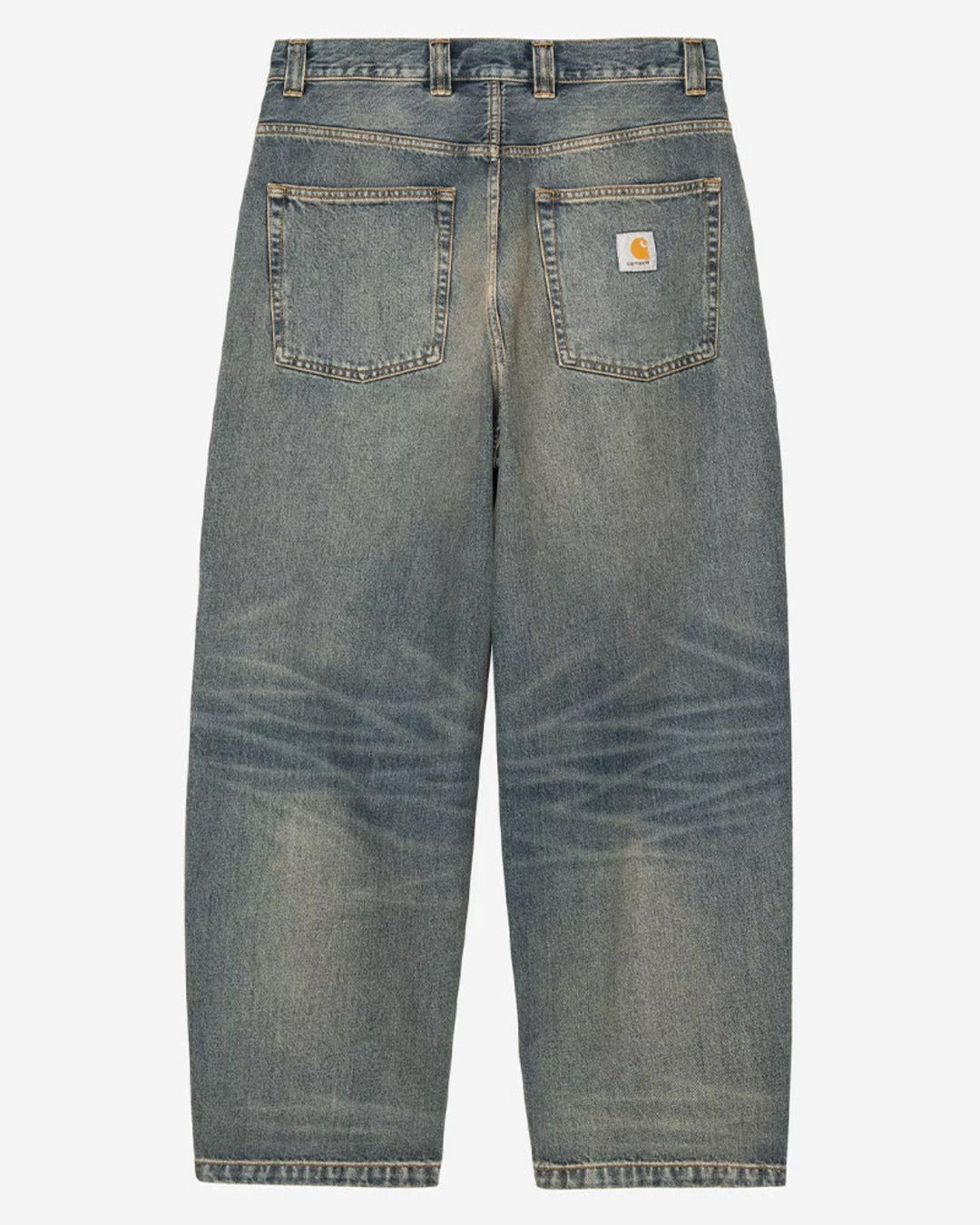 Carhartt Wip - Jeans Brandon W - Bleu Worn Used Wash