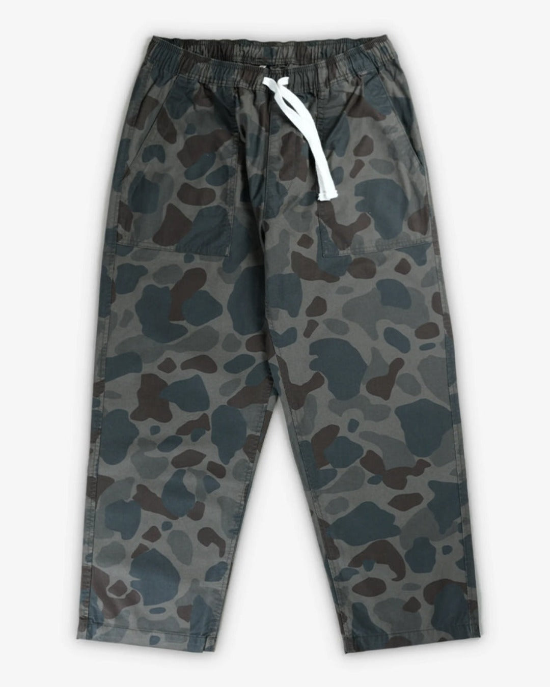 Bleu - Pantalon Relaxed Camo - Frogskin