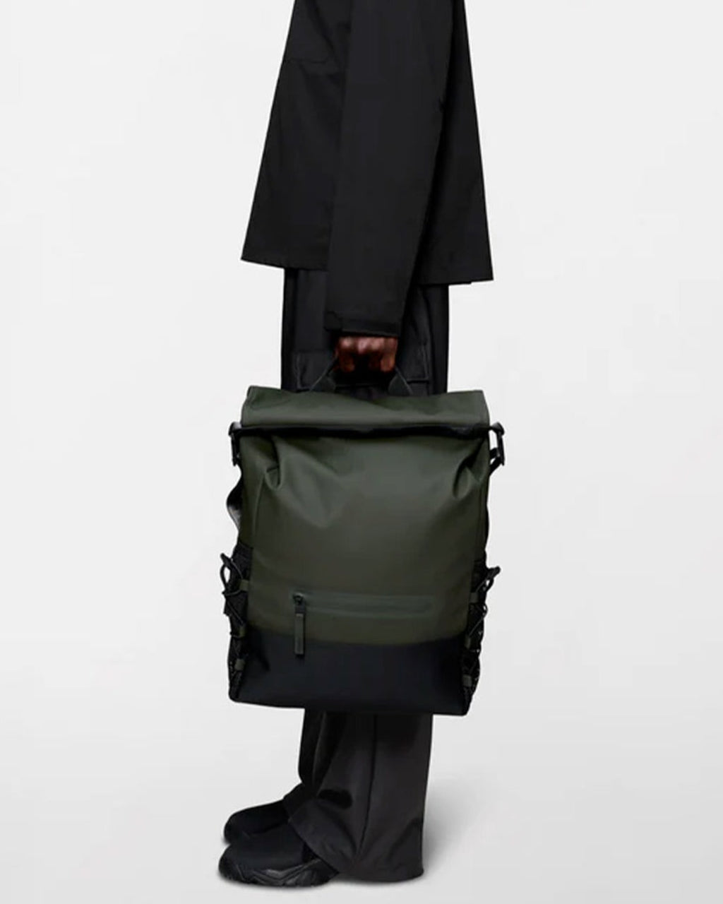 Rains - Mountaineer Rolltop W3 Trail Bag - Dark Green