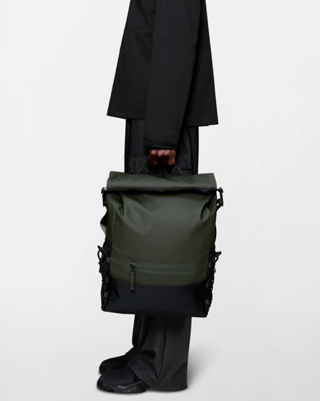 Rains - Mountaineer Rolltop W3 Trail Bag - Dark Green