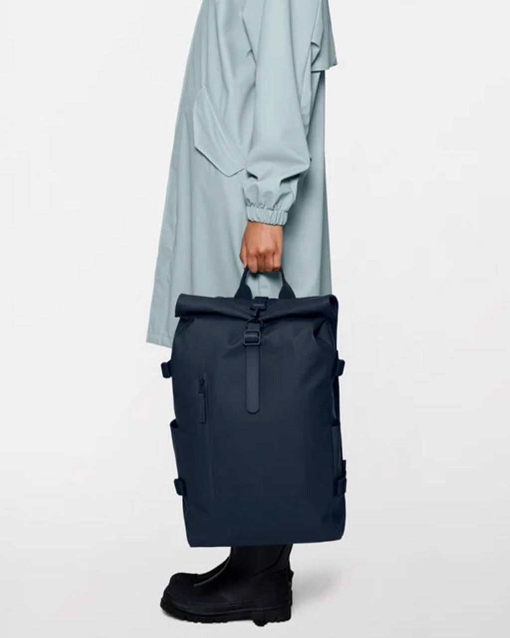 Rains - Rolltop Rucksack Large Bag - Navy
