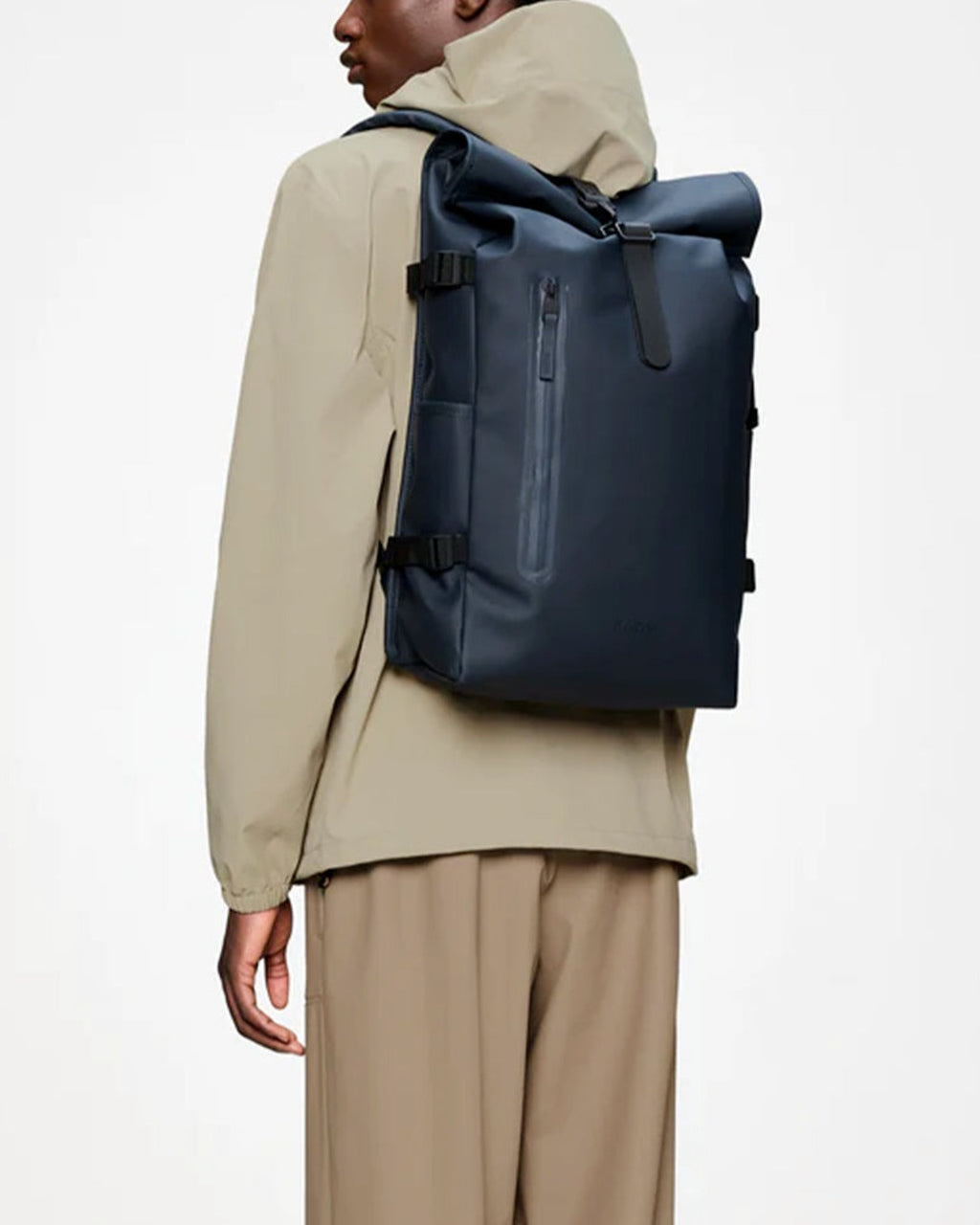Rains - Rolltop Rucksack Large Bag - Navy