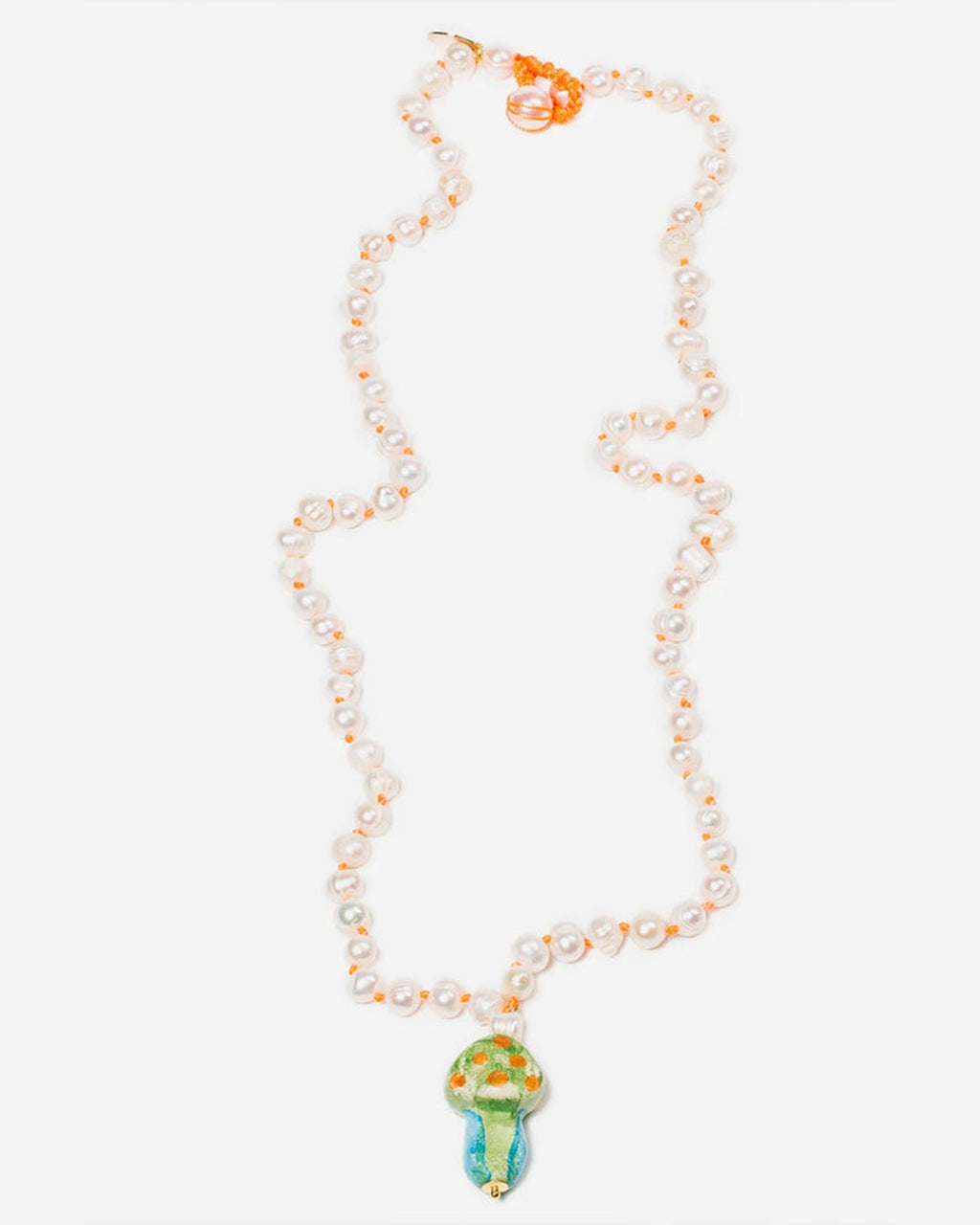 Cashfana - Funghi Necklace - Green
