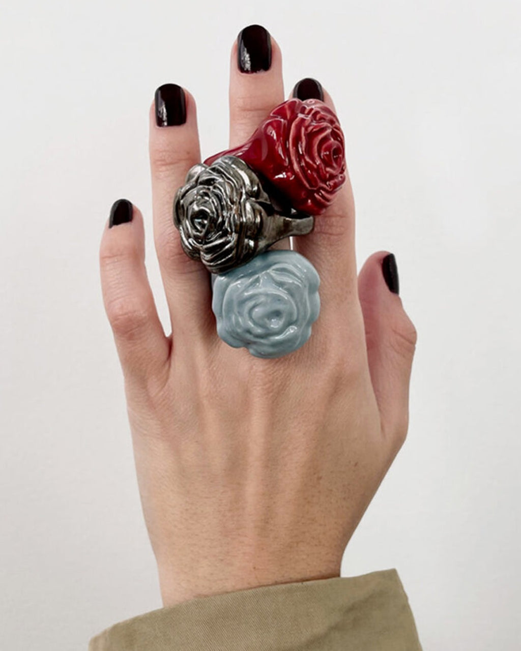 Blanca Olmos Studio - La Rosa Ring - Light Blue
