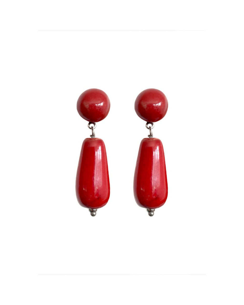 Blanca Olmos Studio - Rocio earrings - Red