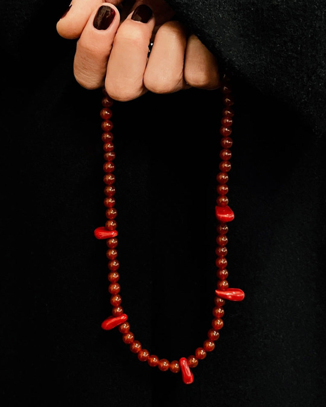 Blanca Olmos Studio - Collier Las Lagrimas - Rouge