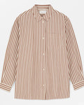 Skall Studio - Chemise Edgar - Marron & Ecru