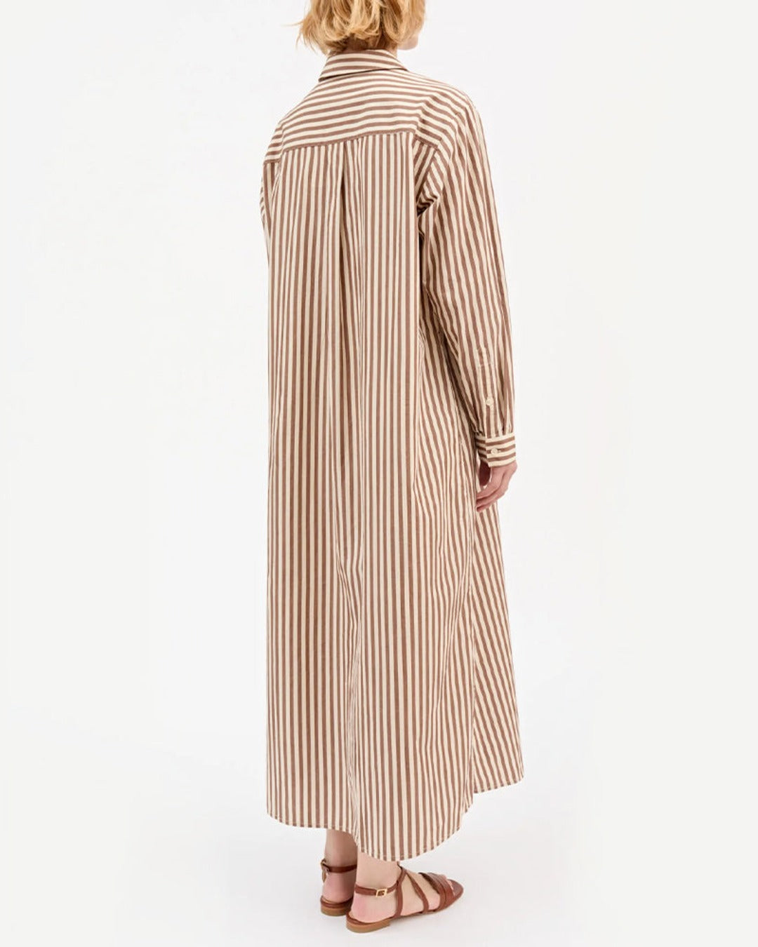 Skall Studio - Robe Chemise Leigh - Marron & Ecru