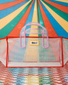 Sac Panier L - Rouge & Violet